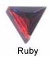 Acrylic (Lucite) Triangle Rhinestones 13mm